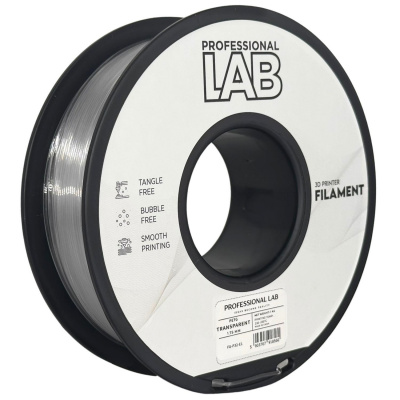 Professional Lab FG-P32-E1, 3D filament, PETG, 1,75mm, 1000g, Transparent (Transparent)