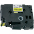 Banda compatibila Brother TZ-FX641 / TZe-FX641, 18mm x 8m, flexi, text negru / fundal galben
