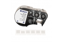 Brady M4-7-498 / 170787, 12.70 mm, Vinyl, text negru / fundal alb
