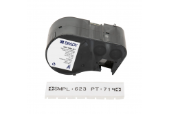 Brady M5C-1000-461 / 170876, 25.40 mm x 7.62 m, Poliester, text negru / fundal alb