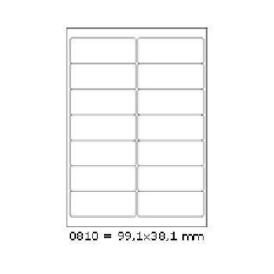 Etichete autoadezive 99,1 x 38,1 mm, 14 de etichete, A4, 100 coli