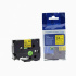 Banda compatibila Brother TZ-651 / TZe-651, 24mm x 8m, text negru / fundal galben