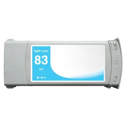 Cartuș compatibil cu HP 83 C4944A azuriu deschis (light cyan) 