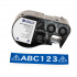 Brady M4C-1000-595-BL-WT / 170836, 25.40 mm x 7.62 m, Vinil, text alb / fundal albastru