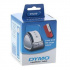 Dymo 99019, S0722480, 59mm x 190mm, etichete din hârtie albe pentru bibliorafturi late