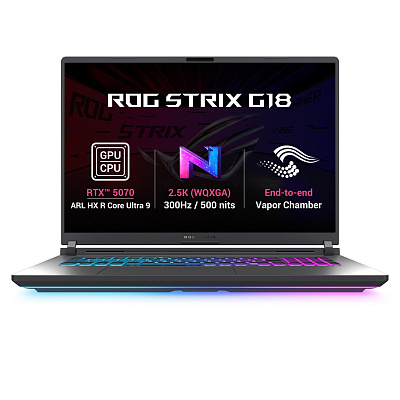 ASUS ROG Strix G18/G815LP-TT143WZ/U9-290HXPLUS/18"/2560x1600/32GB/1TB/RTX 5070/W11H/Gray/2R