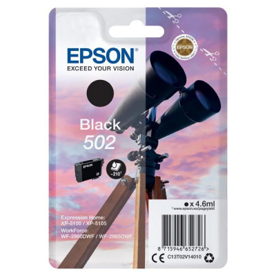 Epson 502 C13T02V14010 negru (black) cartus original