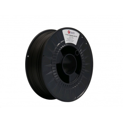 C-Tech 3DF-P-PETG1.75-CRB 3D filament, PREMIUM LINE, PETG, 1,75mm, 1000g, Negru carbon (Carbon)