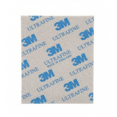 3M Burete abraziv pentru șlefuire foarte fină - Ultrafine, 115 mm x 140 mm (02601)