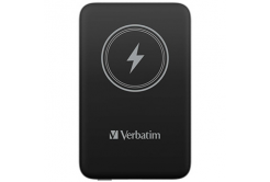 Verbatim, power banka s bezdrátovým nabíjením, 5V, nabíjení telefonu, 32245, 10 000mAh, přísavky pro přilnutí k telefonu, černá
