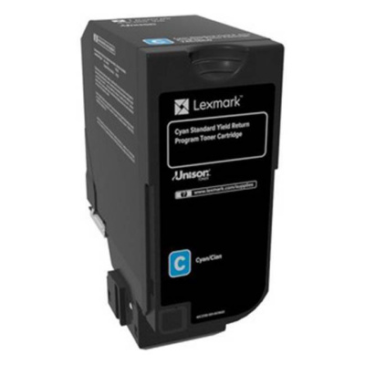 Lexmark 84C2HC0 azuriu (cyan) toner original