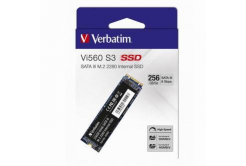 Verbatim 49362 Vi560, Unitate SSD internă, 256GB, SATA III, 560 MB/s-R, 460 MB/s-W, negru