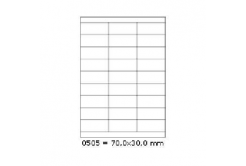 Etichete autoadezive 70 x 30 mm, 27 de etichete, A4, 100 coli