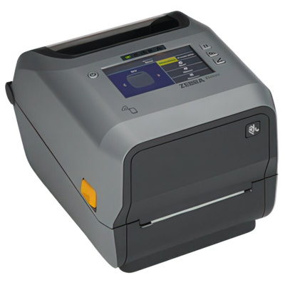 Zebra ZD621 ZD6A043-30ER02EZ imprimantă de etichete, 12 dots/mm (300 dpi), RTC, USB, USB Host, RS232, BT, Ethernet, Wi-Fi, kit (USB), grey