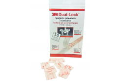 3M Dual-Lock™, transparent, ambalaj = 10 pătrate 25 x 25 mm