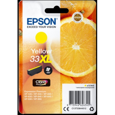 Epson T33644012, T33XL galben (yellow) cartus original