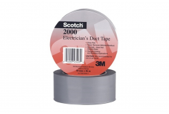 3M 2000 Bandă PVC multifuncțională pentru electricieni, gri, 50 mm x 46 m