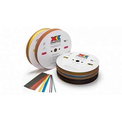 Partex HS-20024BN1 tub termocontractabil maro, 150 m (2,4 mm)