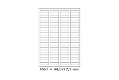 Etichete autoadezive 44 x 12,7 mm, 88 de etichete, A4, 100 coli