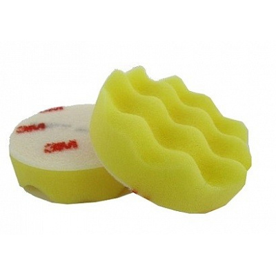 3M Perfect-It™ Pěnový lešticí kotouč, galben, diametru 75 mm (50536)