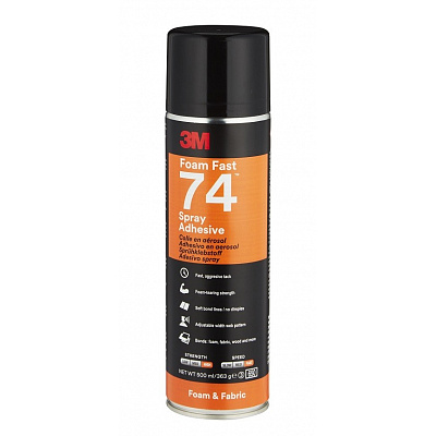 3M 74 Scotch-Weld™, adeziv spray pentru spume, 500 ml