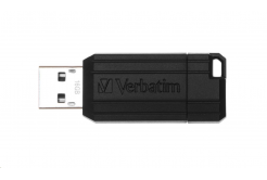 VERBATIM Flash Disk 16GB Store 'n' Go PinStripe, negru