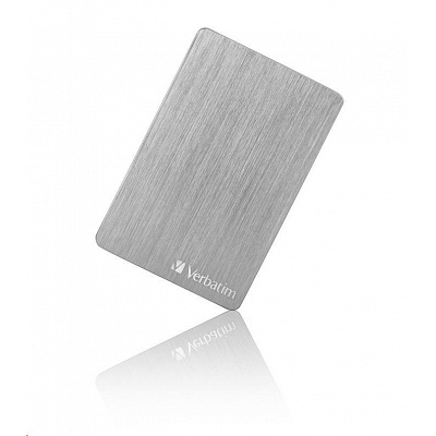 VERBATIM HDD extern 2TB Store 'n' Go ALU Slim Portable Hard Drive USB 3.2, Silver