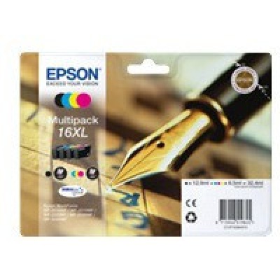 Epson T16264012, T162640 azuriu/purpuriu/galben/negru (cyan/magenta/yellow/black) cartus original