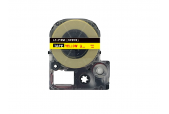 Epson LC-SC9YR, 9mm x 8m, text rosu / fundal galben, banda compatibila