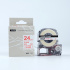 Epson LK-6TRN, ST24RW, 24mm x 9m, text rosu / fundal transparent, banda compatibila