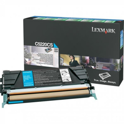 Lexmark C5220CS azuriu (cyan) toner original