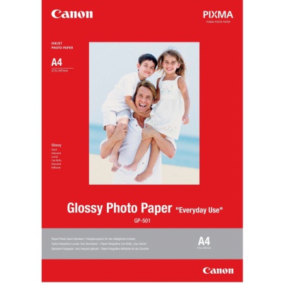 Canon GP-501 Glossy Photo Paper, hartie foto, lucios, alb, A4, 210 g/m2, 20 buc, 0775B082