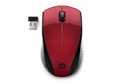 HP 7KX10AA Wireless Mouse 220 Myš bezdrátová, červená, 1600DPI