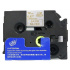 Banda compatibila cu Brother TZ-MQ934 / TZe-MQ934, 12mm x 5m, text auriu / fundal argintiu satin