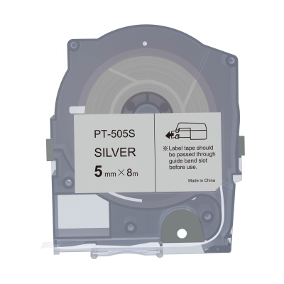Max LM-505S, 5mm x 8m, argintiuiu banda compatibila