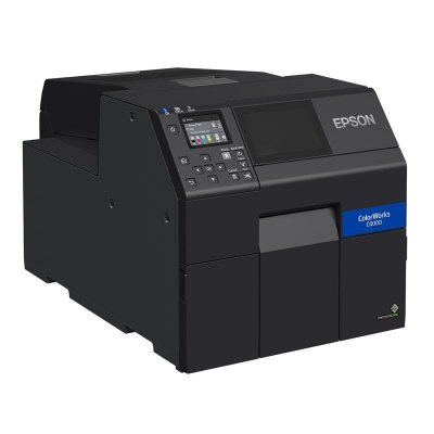 Epson ColorWorks C6000Ae (mk) C31CH76102MK, color imprimantă de etichete, cutter, disp., USB, Ethernet, black