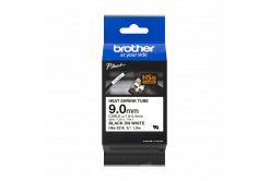 Brother HSE-221E, 9 mm x 1.5 m, černý tisk / bílý podklad, originální páska