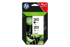 HP 302, X4D37AE multipack cartus original