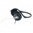 Genius HS-300N, căști cu microfon, control al volumului, negru, jack de 3,5 mm