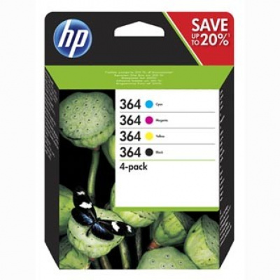 HP cartus original blistr, N9J73AE#301, No.364 Combo pack, CMYK, HP Combo-pack,B8550,C5380,D5460