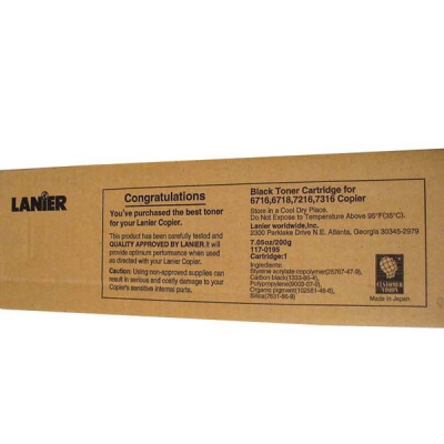 Lanier 117-0195 negru (black) toner original