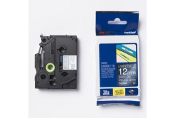 Brother TZ-PR935 / TZe-PR935, 12mm x 8m, text alb / fundal argintiu, banda original