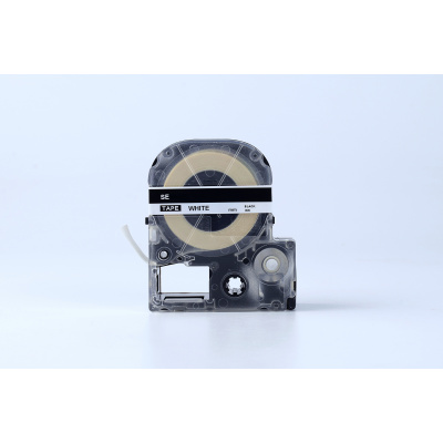 Epson SE12KW, 12mm x 8m, text negru / fundal alb, securitate, banda compatibila
