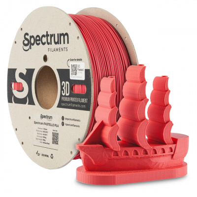 Spectrum 80899 3D filament, pastello PLA, 1,75mm, 1000g, Roșu (Holland red)
