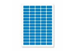 Etichete autoadezive 38 x 21,2 mm, 65 etichete, A4, 20 foi de hârtie, albastru