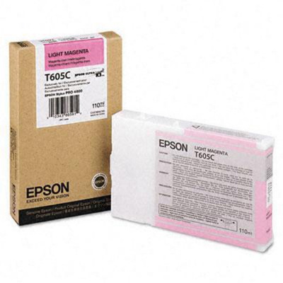Epson T605C purpuriu deschis (light magenta) cartus original
