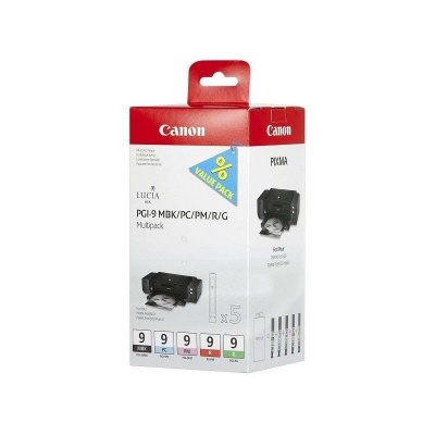 Canon PGI-9 MBK+PC+PM+R+G 1033B013 multipack de cartuse originale