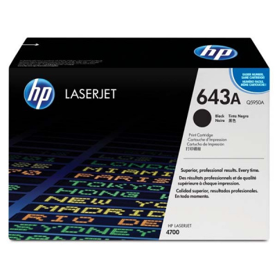 HP 643A Q5950A negru (black) toner original