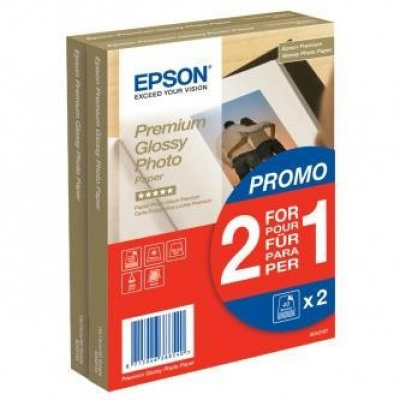 Epson Premium Glossy Photo Paper S042167 C13S042167, 255 g/m2, 10x15cm, 80buc., lucios, alb, hârtie fotografică