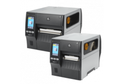 Zebra ZT411 RFID midrange printer, 203 dpi, 356 mm/s, thermal transfer, Wi-Fi 802.11ax, Bluetooth 4.1, UHF RFID, Ethernet, USB, RS232, power cord (EU, UK).